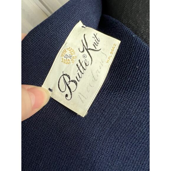 Butte knit Sailing Jacket knit 1950s navy white - Picture 10 of 10
